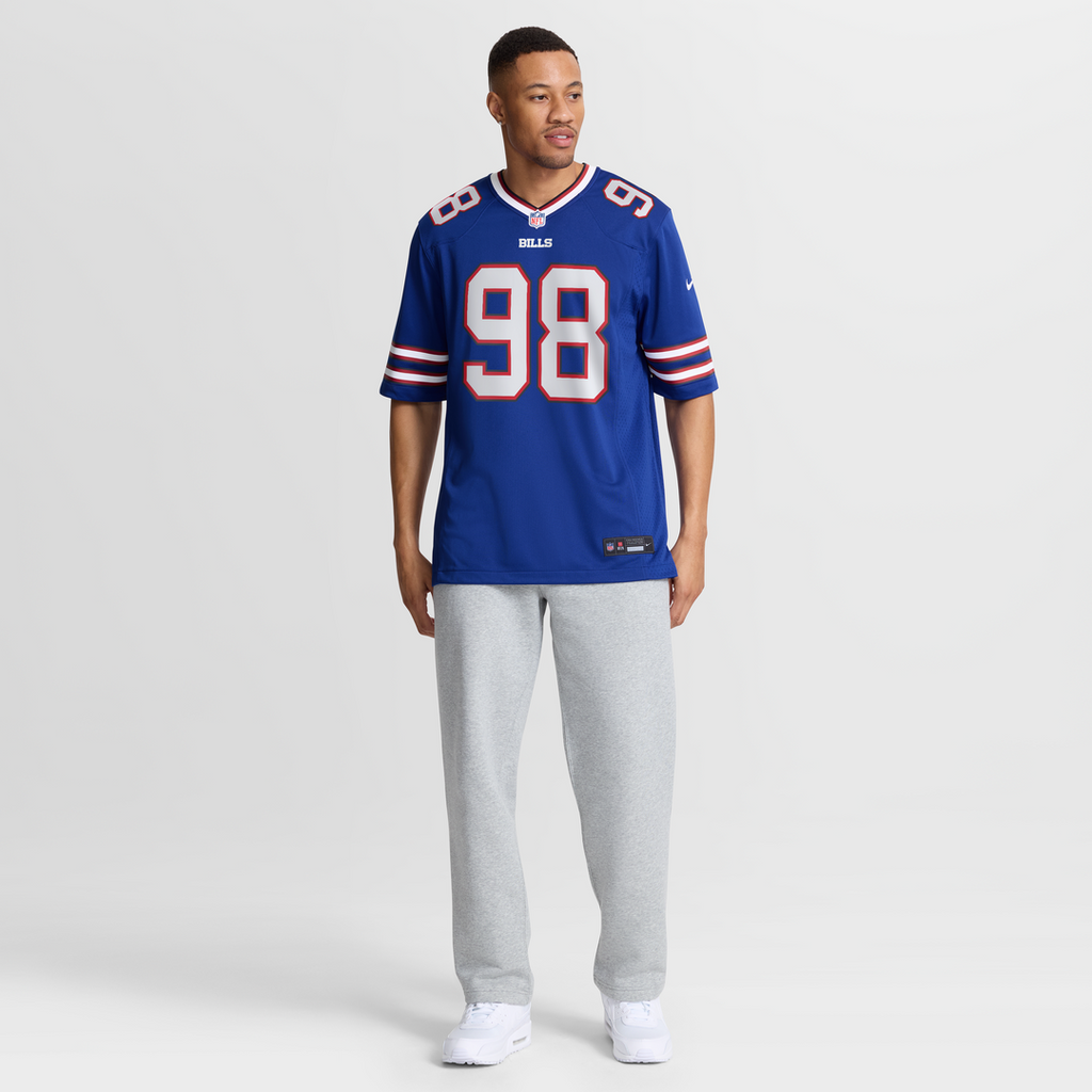 T.J. Sanders Buffalo Bills Royal Team Game Jersey