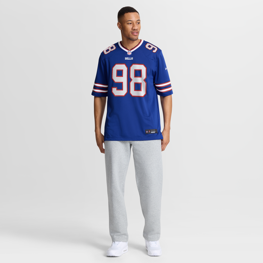 T.J. Sanders Buffalo Bills Royal Team Game Jersey