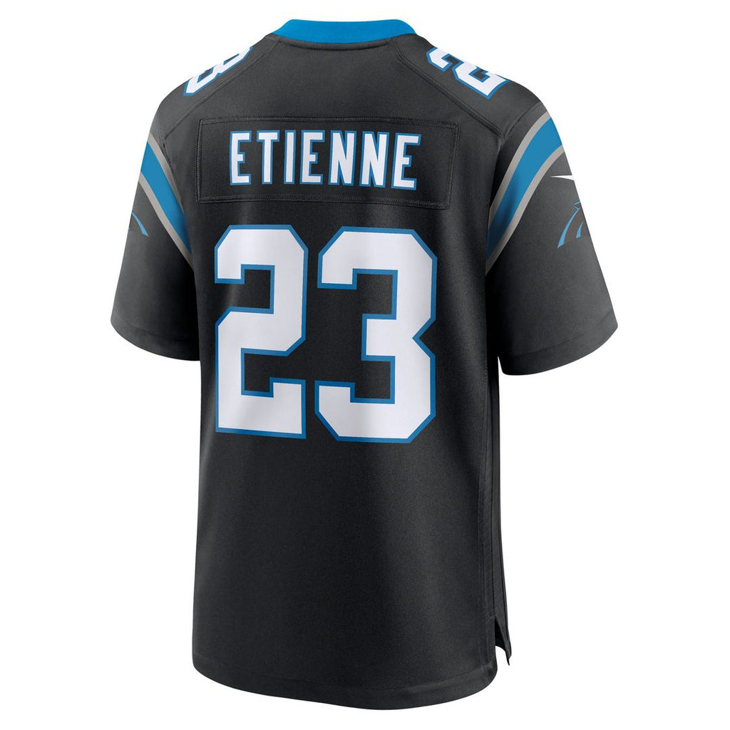 Trevor Etienne Carolina Panthers Black Team Game Jersey