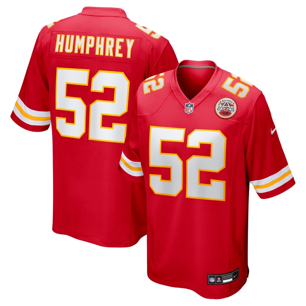 Creed Humphrey Kansas City Chiefs Red Game Jersey