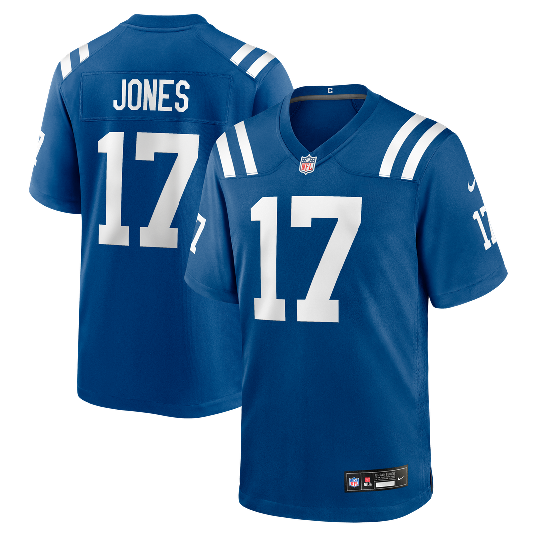 Daniel Jones Indianapolis Colts Royal Team Game Jersey