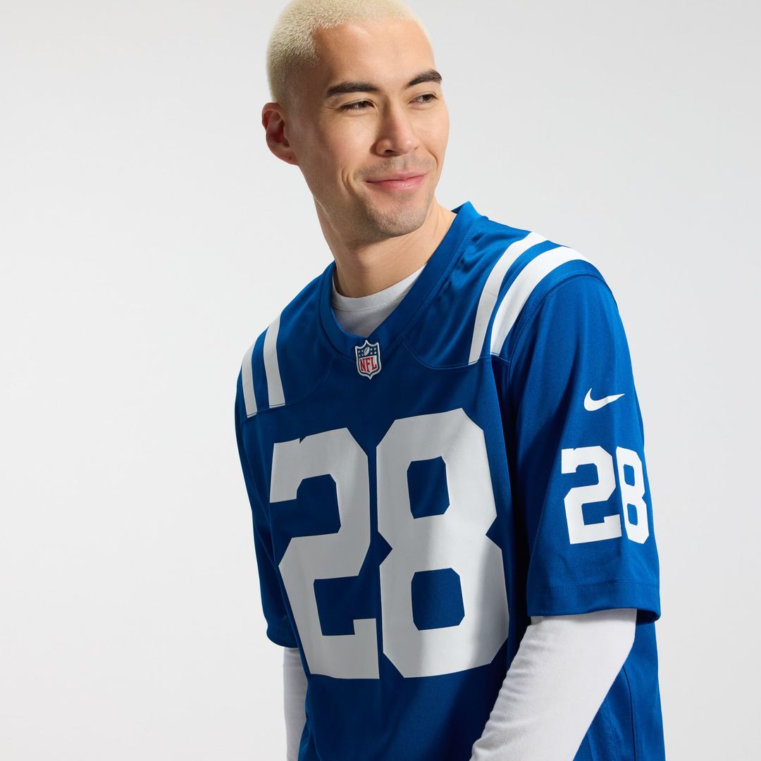 Jonathan Taylor Indianapolis Colts Royal Player Game Jersey