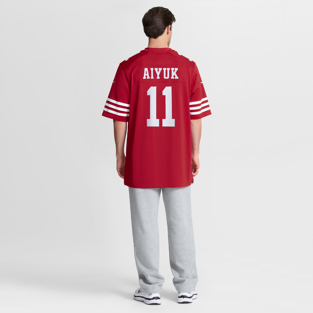 Brandon Aiyuk San Francisco 49ers Scarlet Game Player Jersey