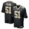 Jonathan Vilma New Orleans Saints Black Game Retired Player Jersey