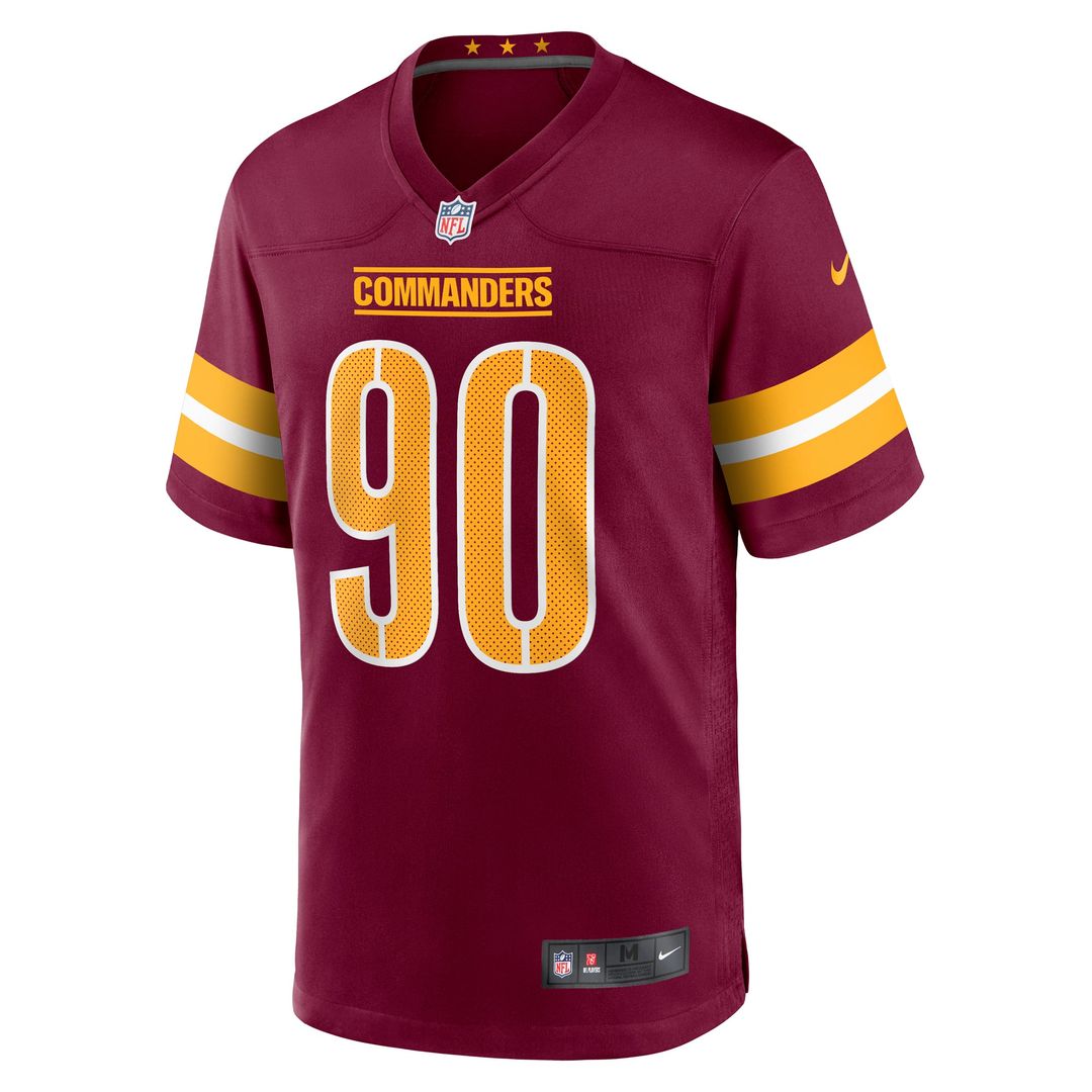 Javontae Jean-Baptiste Washington Commanders Burgundy Game Jersey