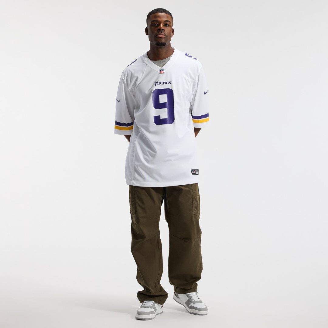 J.J. McCarthy Minnesota Vikings White Game Jersey