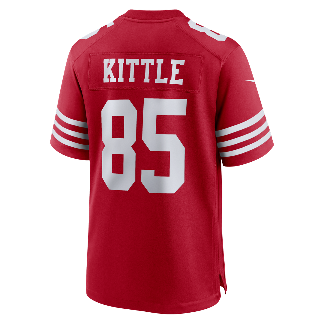 George Kittle San Francisco 49ers Scarlet 80th Anniversary Game Jersey