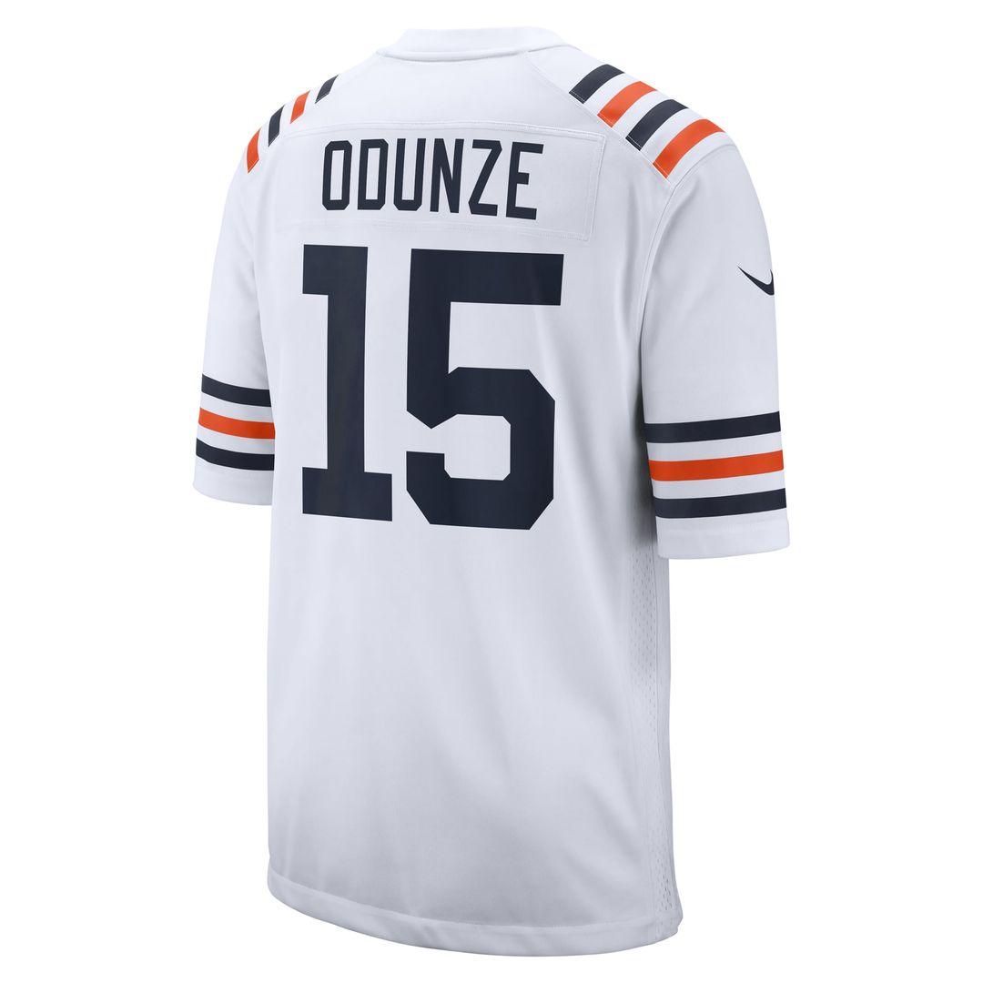 Rome Odunze Chicago Bears White Alternate Game Jersey