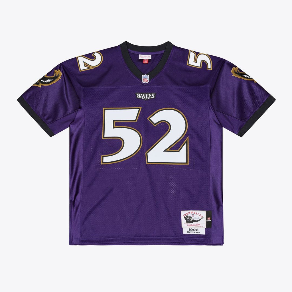 Ray Lewis Baltimore Ravens Purple 1996 Authentic Throwback Jersey