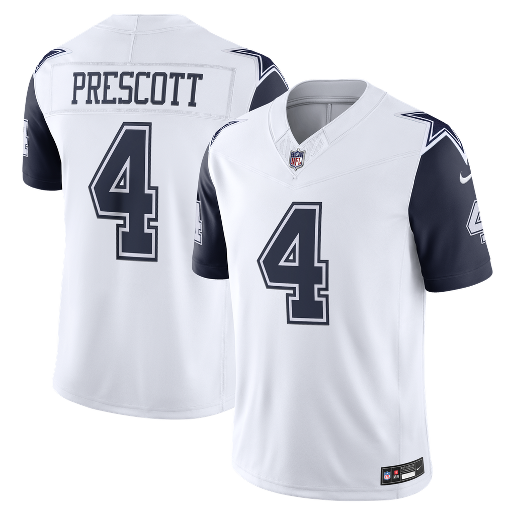 Dak Prescott Dallas Cowboys White Alternate Vapor F.U.S.E. Stitched Limited Jersey