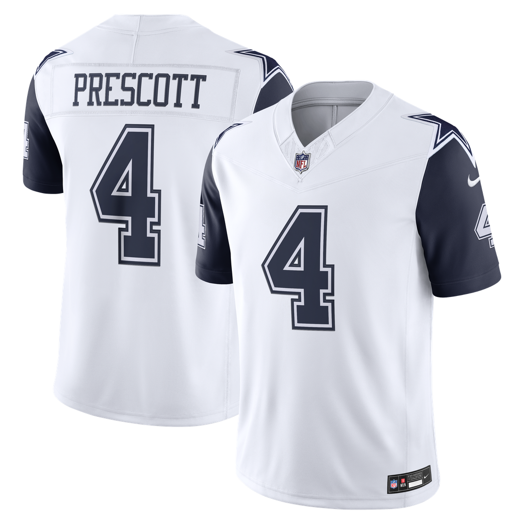 Dak Prescott Dallas Cowboys White Alternate Vapor F.U.S.E. Stitched Limited Jersey