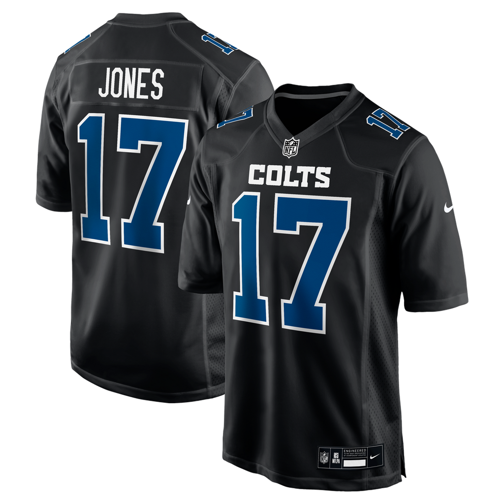 Daniel Jones Indianapolis Colts Carbon Black Fashion Game Jersey