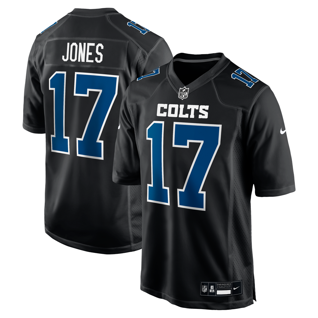 Daniel Jones Indianapolis Colts Carbon Black Fashion Game Jersey