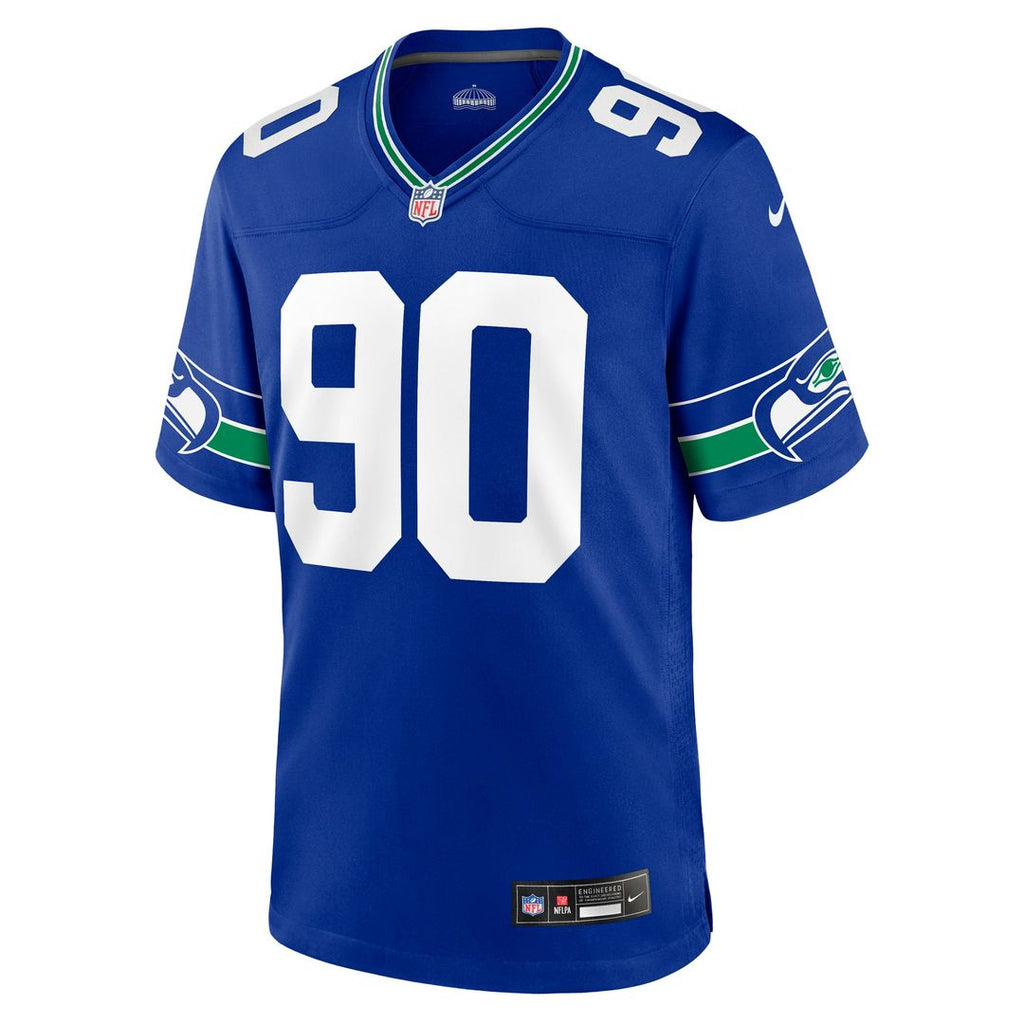 Jarran Reed Seattle Seahawks Royal Alternate Game Jersey