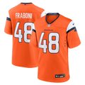 Mitchell Fraboni Denver Broncos Orange Team Game Jersey