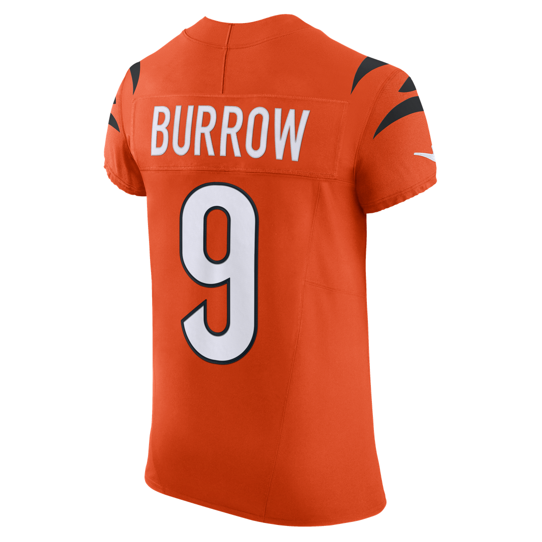 Joe Burrow Cincinnati Bengals Orange Team Vapor F.U.S.E. Elite Jersey