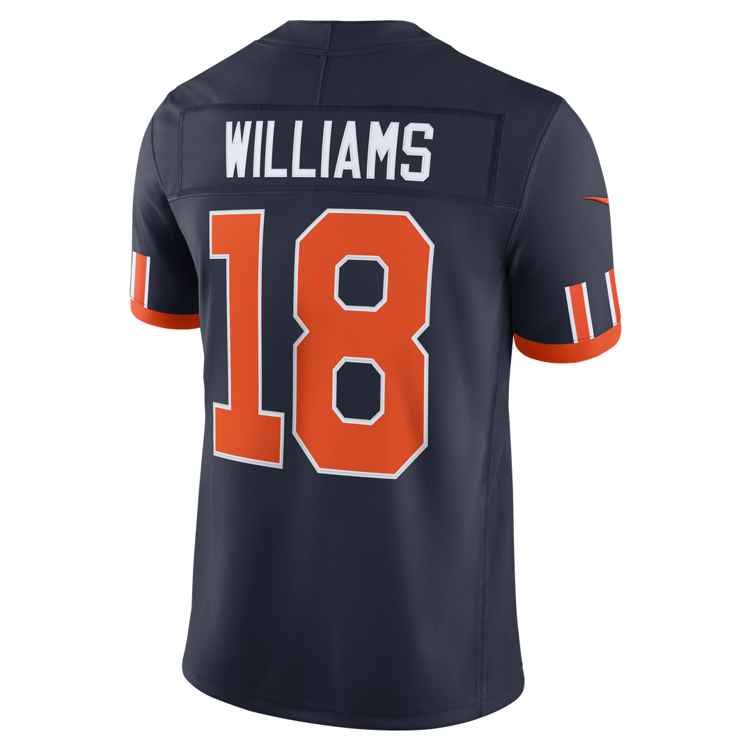 Caleb Williams Chicago Bears Navy 2026 Rivalries Collection Stitched Limited Jersey