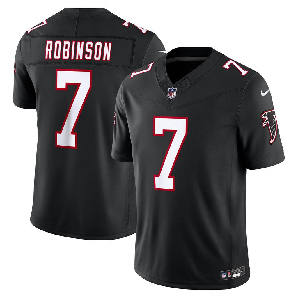 Bijan Robinson Atlanta Falcons Black Alternate Throwback Vapor F.U.S.E. Stitched Limited Jersey