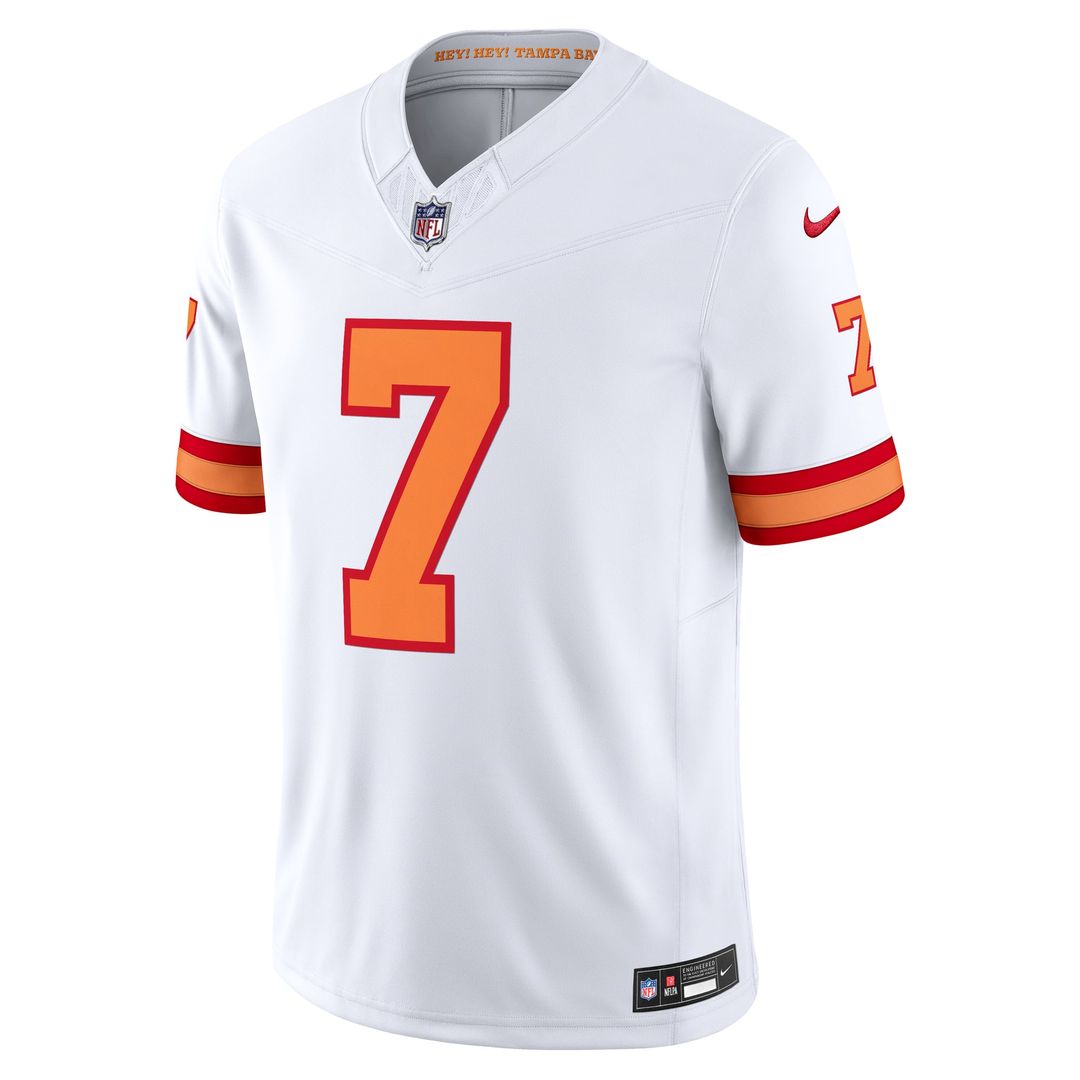 Bucky Irving Tampa Bay Buccaneers Orange Alternate 2 Throwback Vapor F.U.S.E. Limited Jersey