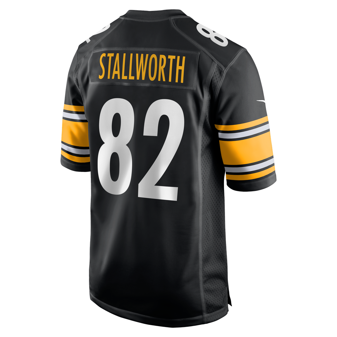John Stallworth Pittsburgh Steelers Black Retired Player Jersey