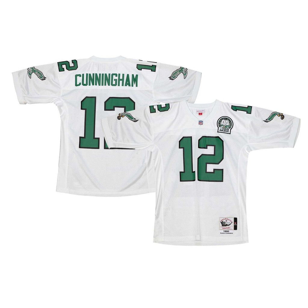 Randall Cunningham Philadelphia Eagles 1992 White Authentic Throwback Retired Player Jersey