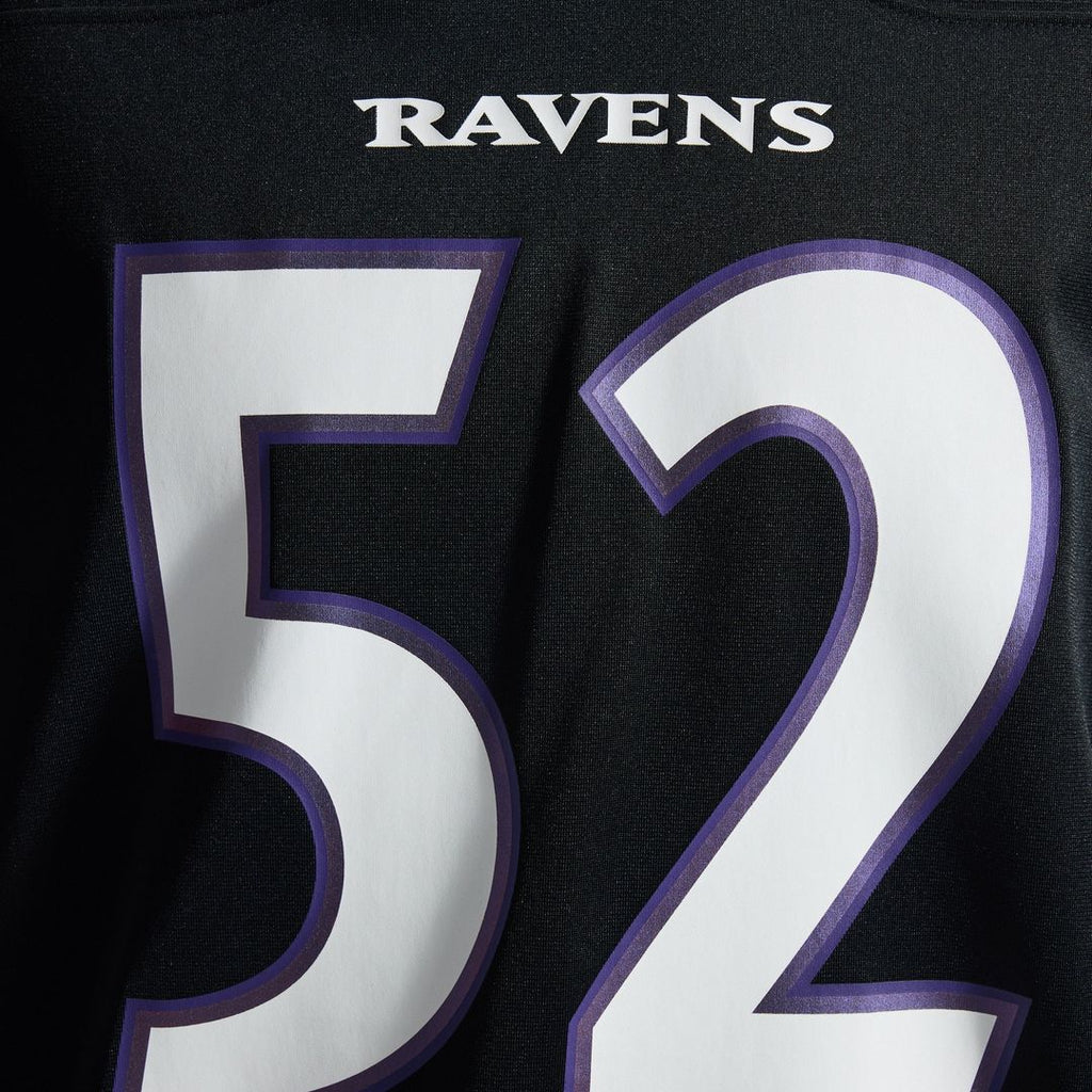 Ray Lewis Baltimore Ravens Black Alternate Retired Player Game Jersey