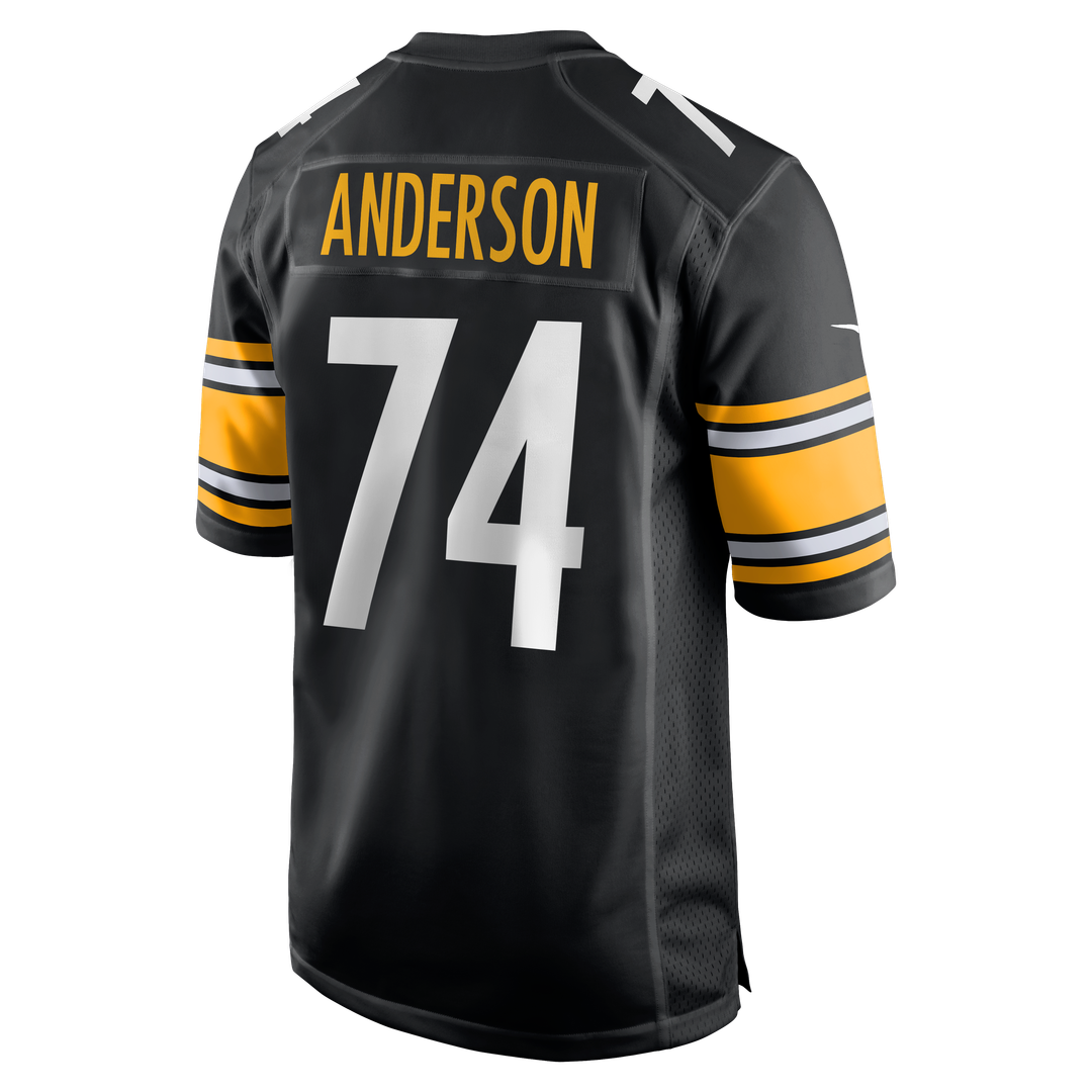 Spencer Anderson Pittsburgh Steelers Black Game Jersey