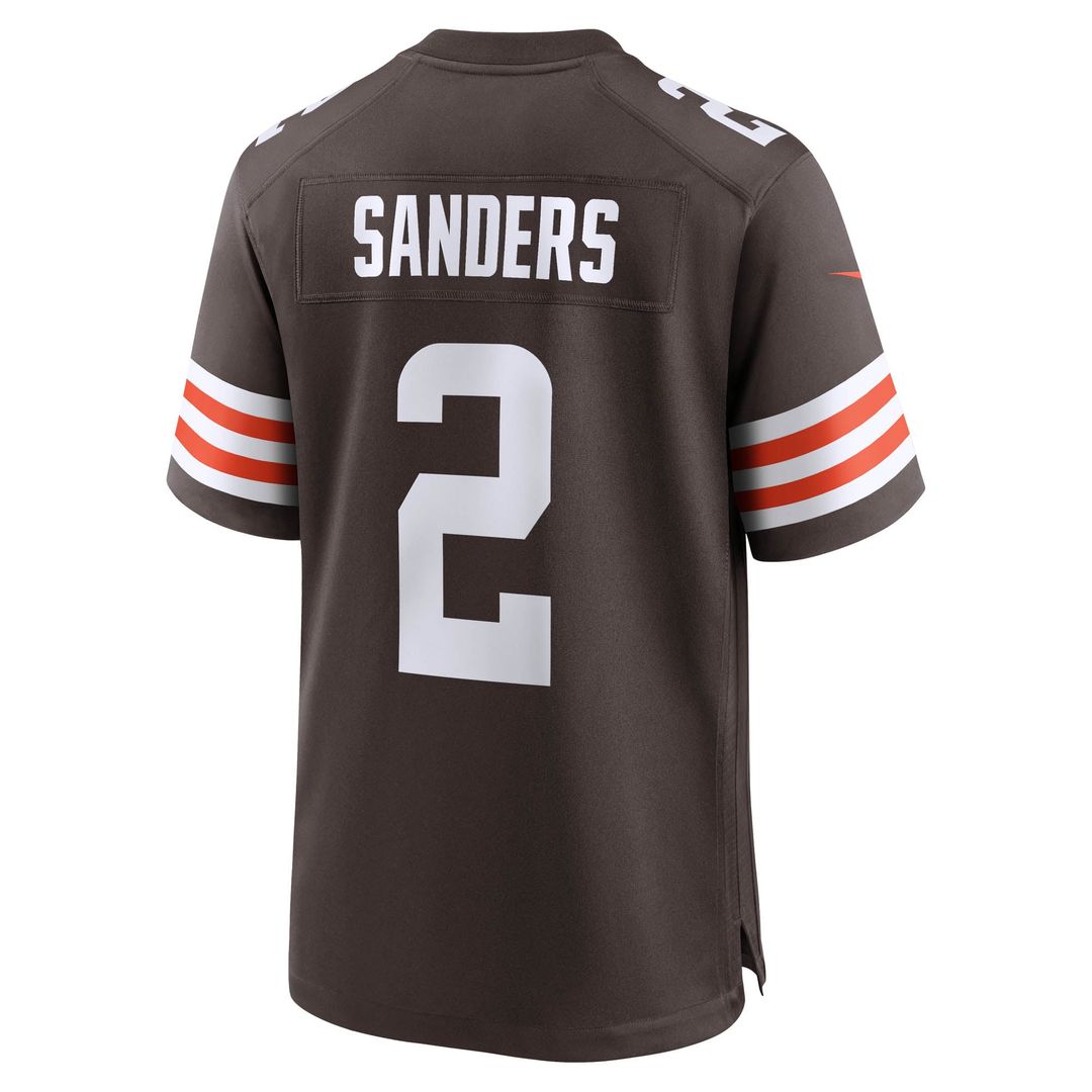 Shedeur Sanders Cleveland Browns Brown Game Jersey