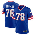 Andrew Thomas New York Giants Royal Alternate Game Jersey