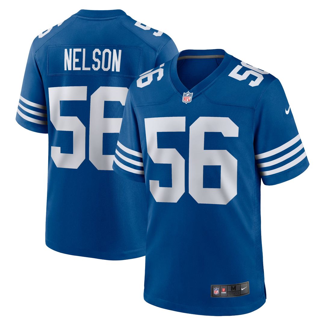 Quenton Nelson Indianapolis Colts Royal Alternate Game Jersey