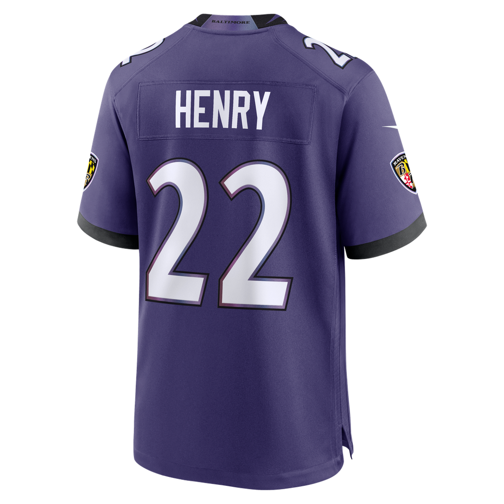 Derrick Henry Baltimore Ravens Purple Team Game Jersey