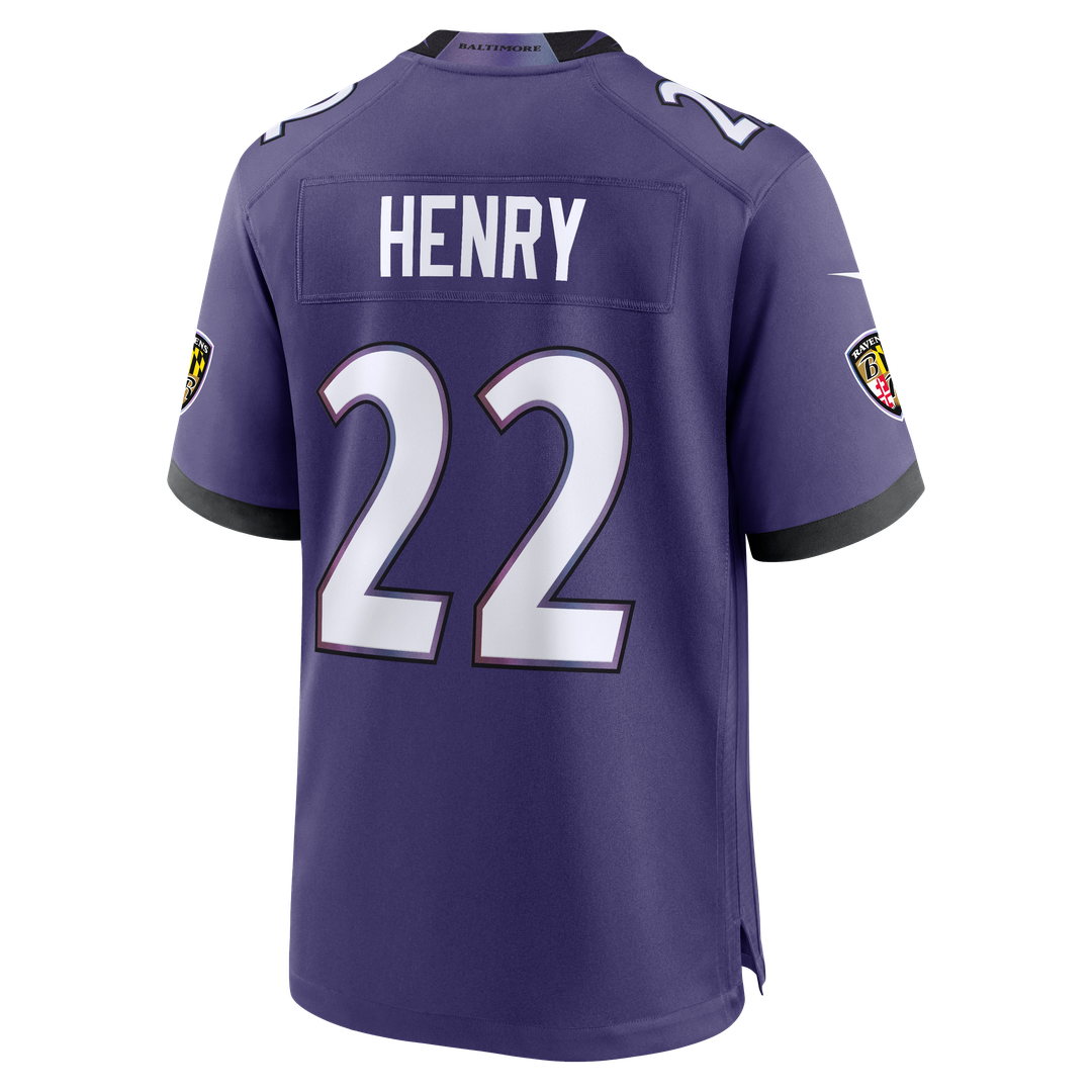 Derrick Henry Baltimore Ravens Purple Team Game Jersey