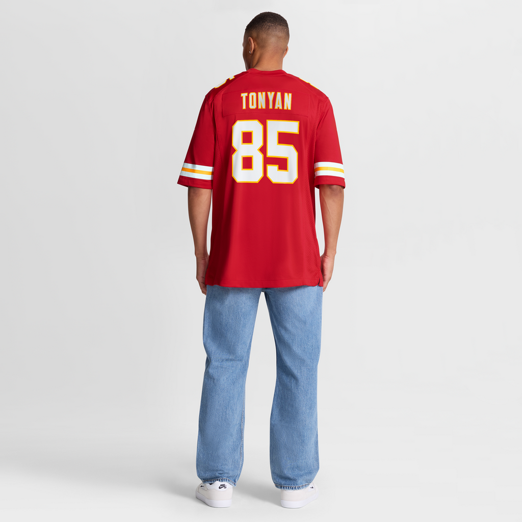 Robert Tonyan Kansas City Chiefs Red Team Game Jersey