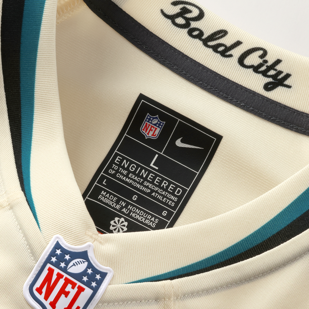 Brian Thomas Jr. Jacksonville Jaguars Natural 2026 Rivalries Collection Game Jersey