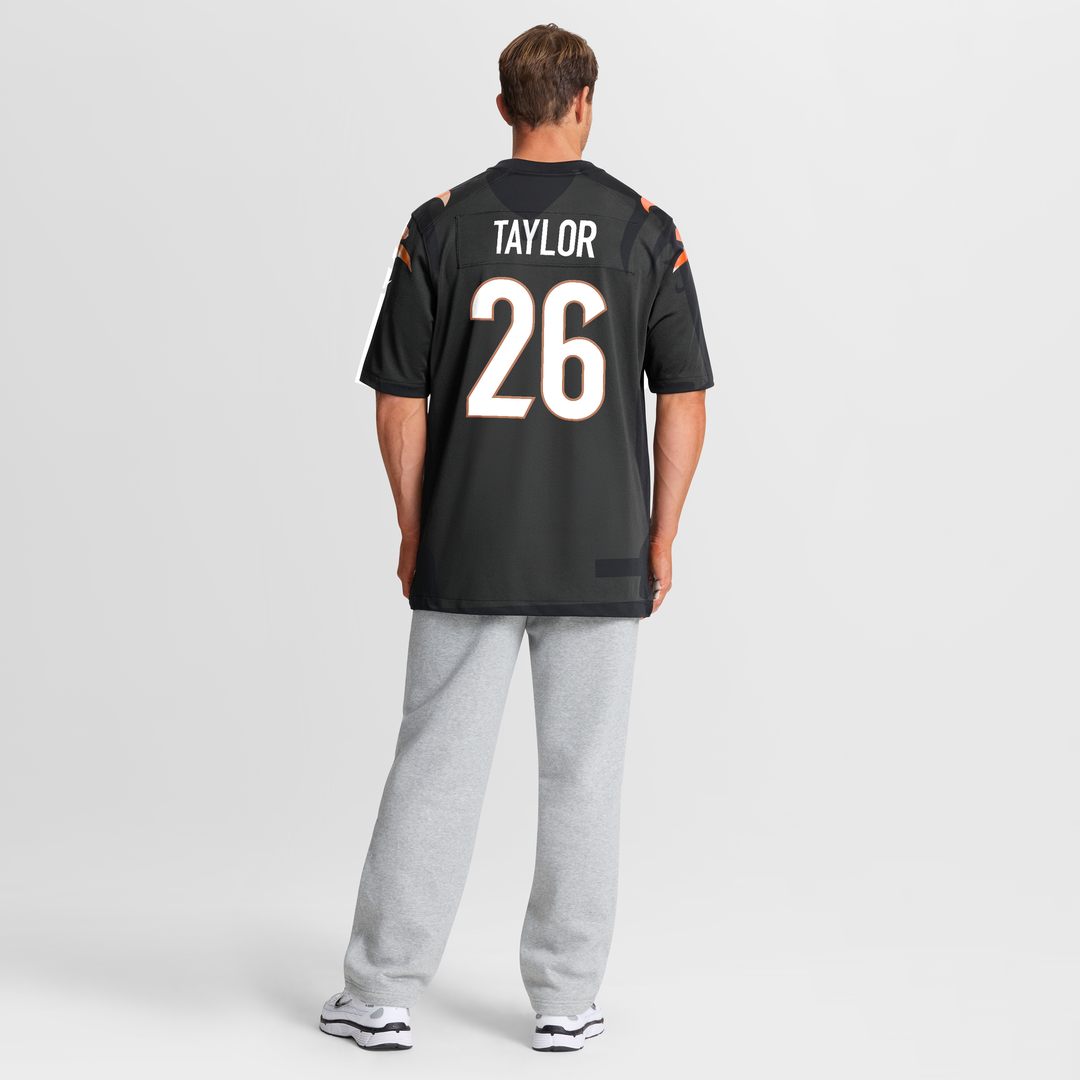 Ja'Sir Taylor Cincinnati Bengals Black Team Game Jersey