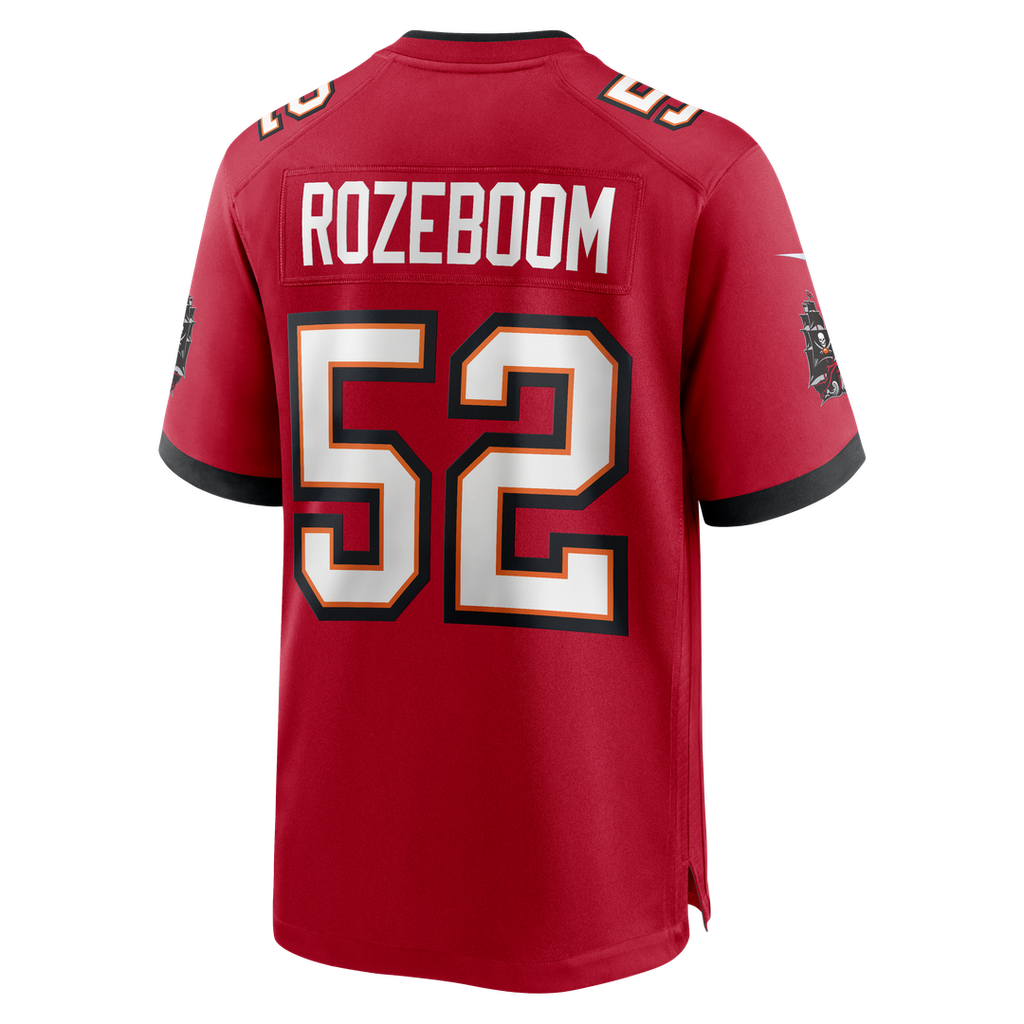 Christian Rozeboom Tampa Bay Buccaneers Red Team Game Jersey