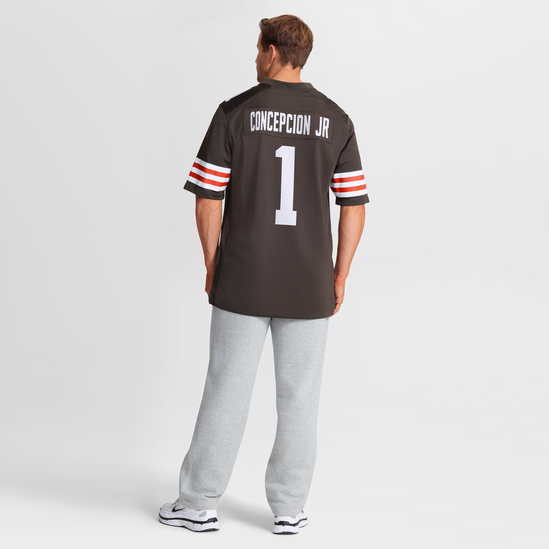 KC Concepcion Jr. Cleveland Browns Brown Team Game Jersey