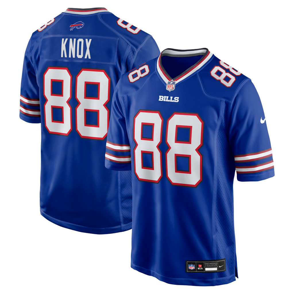 Dawson Knox Buffalo Bills Royal Game Player Jersey