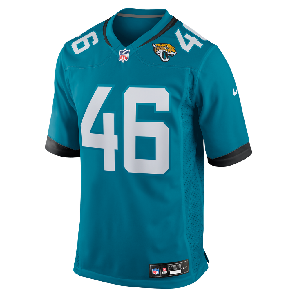 Ross Matiscik Jacksonville Jaguars Teal Game Jersey