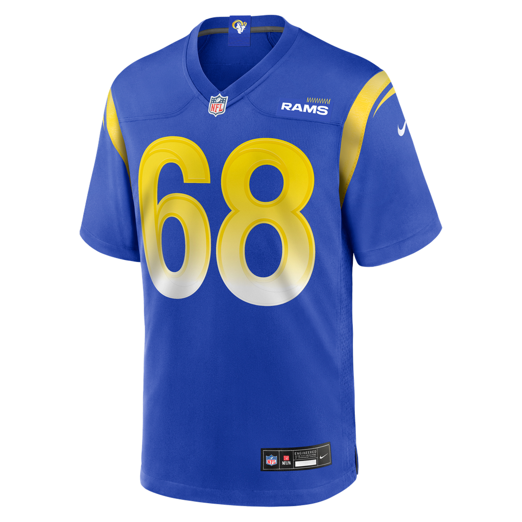 David Quessenberry Los Angeles Rams Royal Team Game Jersey