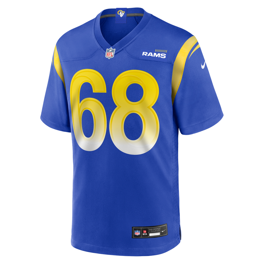 David Quessenberry Los Angeles Rams Royal Team Game Jersey