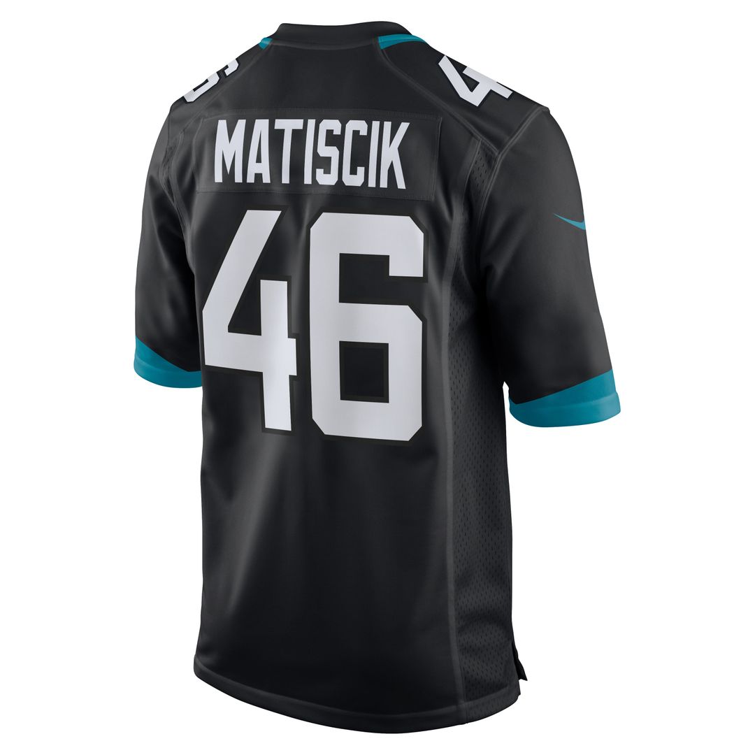 Ross Matiscik Jacksonville Jaguars Teal Game Jersey