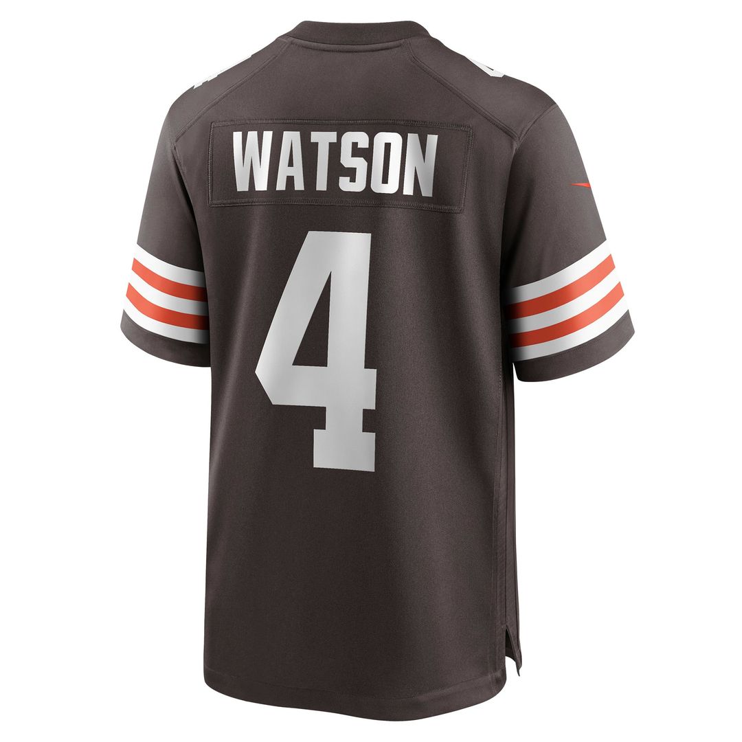 Deshaun Watson Cleveland Browns Brown Game Jersey