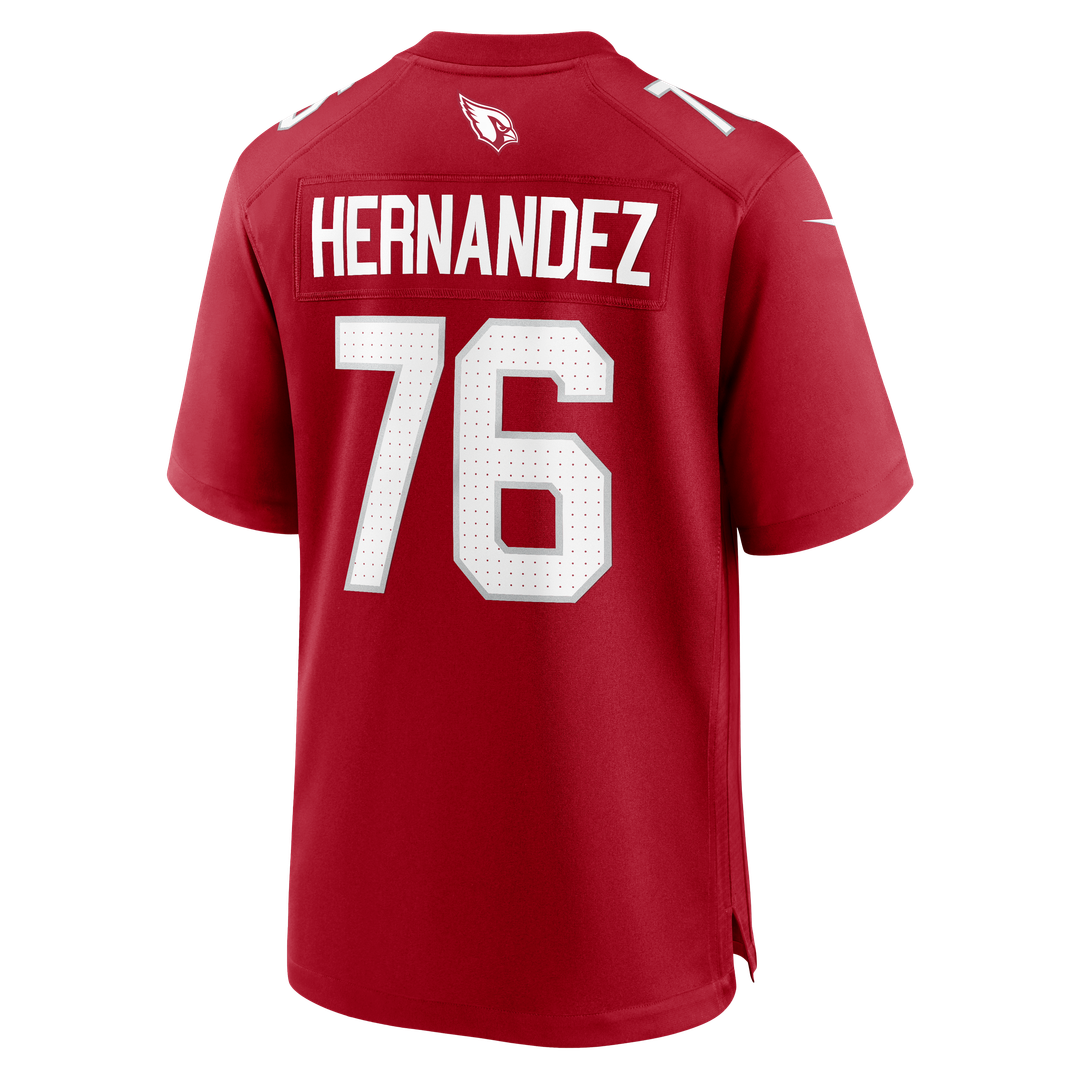 Will Hernandez Arizona Cardinals Cardinal Team Game Jersey
