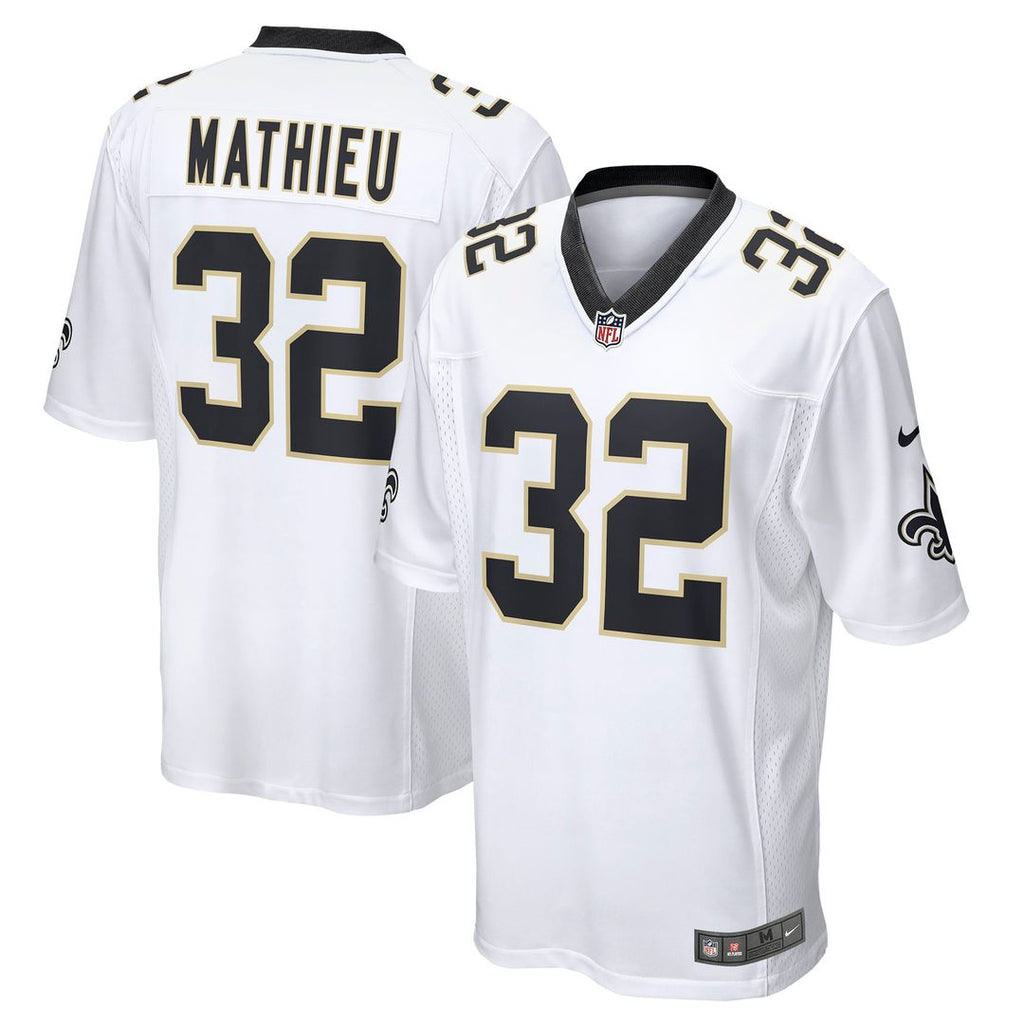Tyrann Mathieu New Orleans Saints White Game Jersey