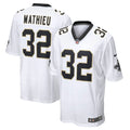 Tyrann Mathieu New Orleans Saints White Game Jersey