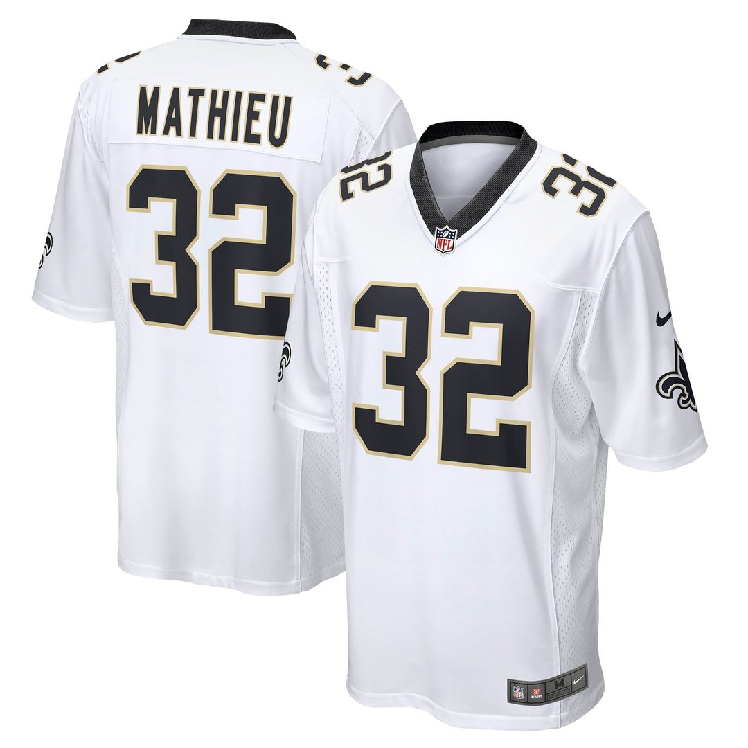 Tyrann Mathieu New Orleans Saints Black Game Jersey