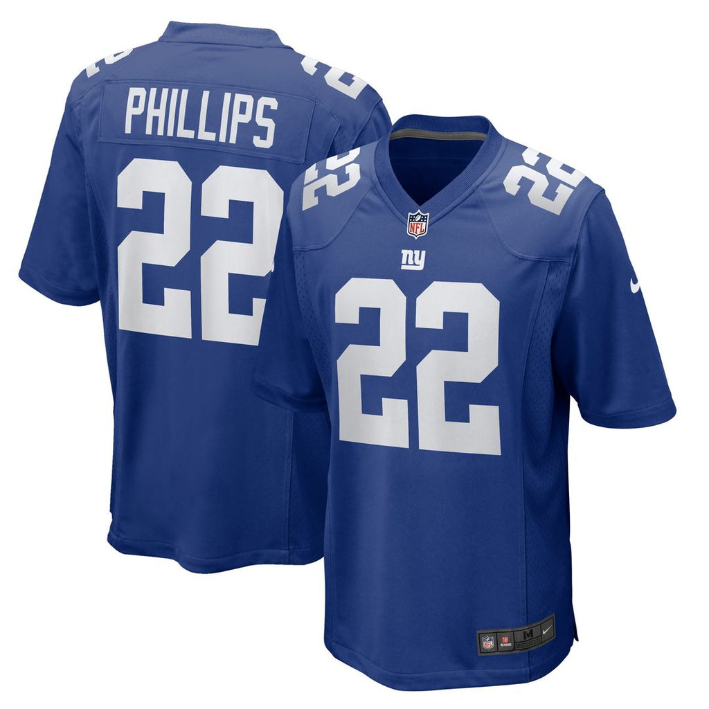 Dru Phillips New York Giants Royal Team Game Jersey