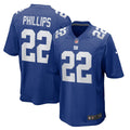 Dru Phillips New York Giants Royal Team Game Jersey
