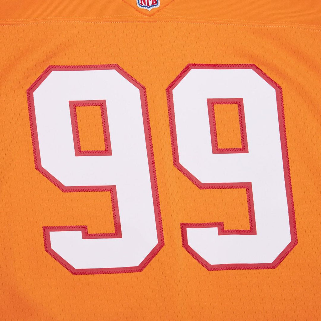 Warren Sapp Tampa Bay Buccaneers Orange 1995 Legacy Replica Jersey